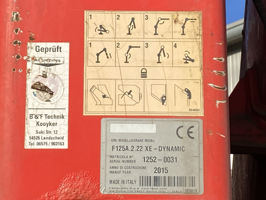 Mercedes-Benz 1832 4x2 / Fassi Kran - Кипер, Камион со кран: слика 3 Mercedes-Benz 1832 4x2 / Fassi Kran - Кипер, Камион со кран: слика 3