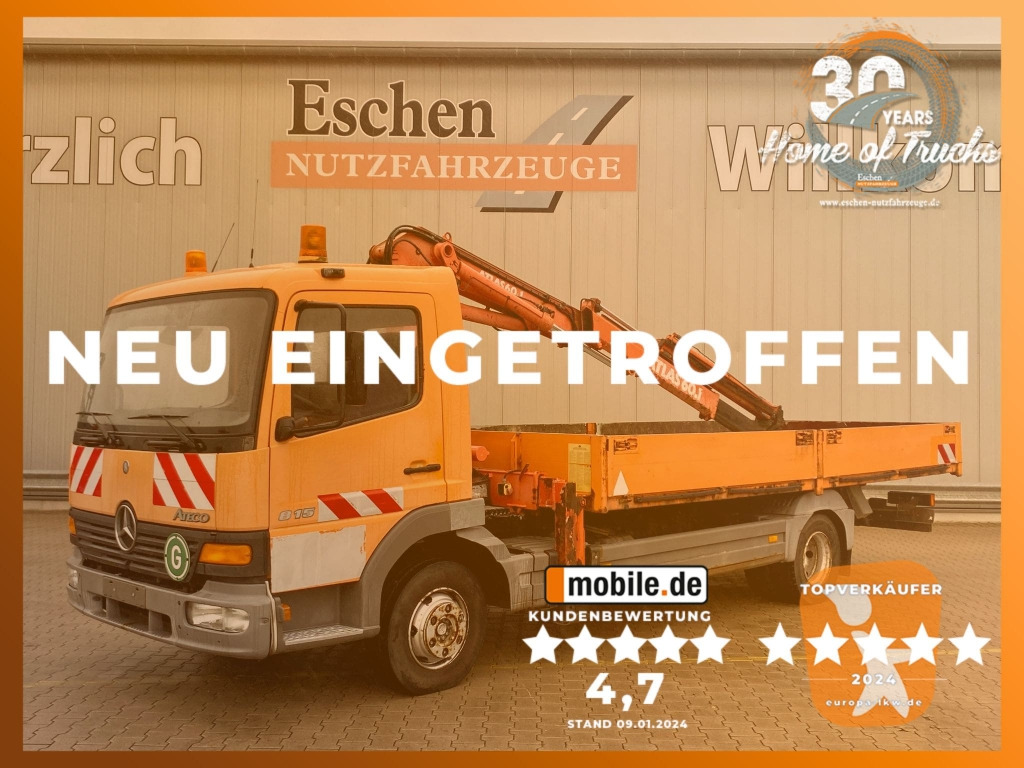 Mercedes-Benz 815 / Atlas-Faltkran - Камион со платформа, Камион со кран: слика 1 Mercedes-Benz 815 / Atlas-Faltkran - Камион со платформа, Камион со кран: слика 1