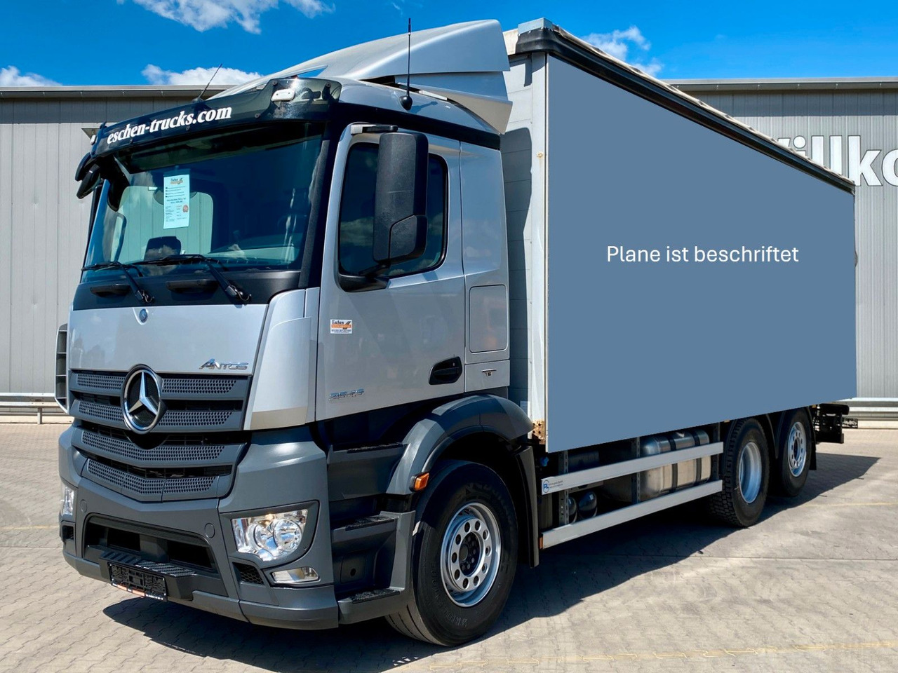 Mercedes-Benz Antos 2543 | BÄR LBW*2x Schiebegardine*Kamera*AC - Камион со церада: слика 1 Mercedes-Benz Antos 2543 | BÄR LBW*2x Schiebegardine*Kamera*AC - Камион со церада: слика 1