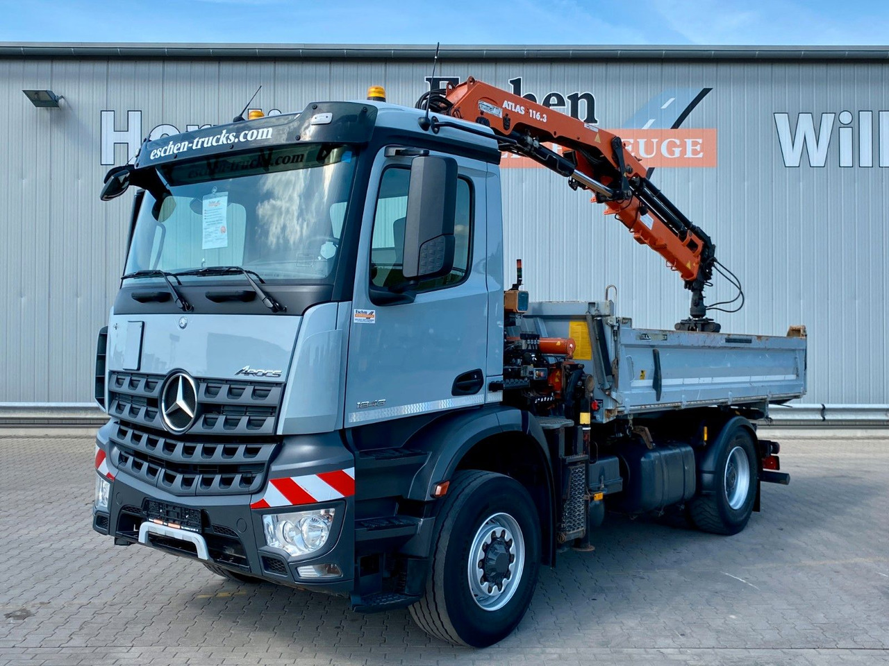 Mercedes-Benz Arocs 1843 HAD 4x4 | Atlas 116.3-A3*5+6.Kreis - Кипер, Камион со кран: слика 2 Mercedes-Benz Arocs 1843 HAD 4x4 | Atlas 116.3-A3*5+6.Kreis - Кипер, Камион со кран: слика 2