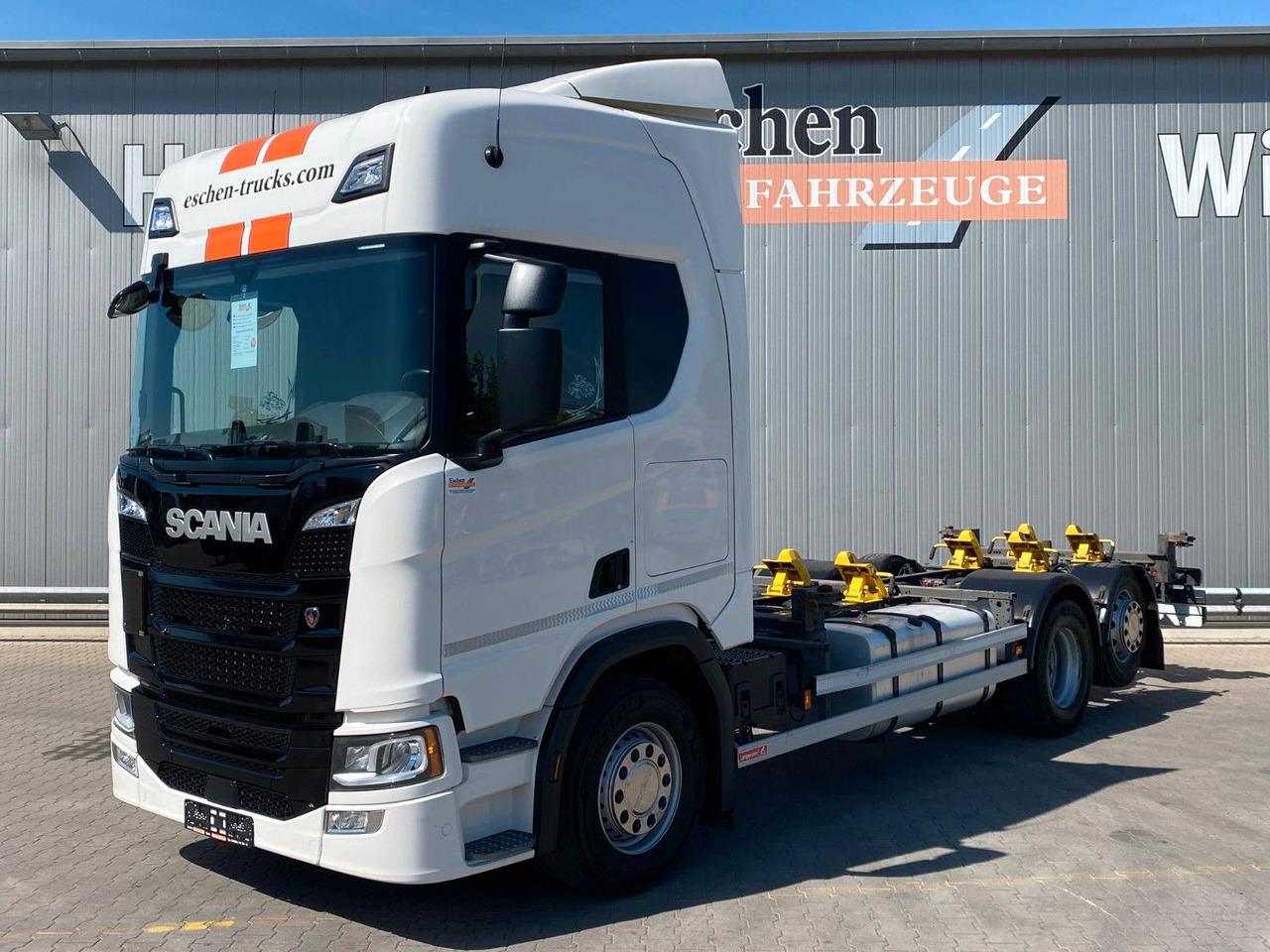 Scania R 450 B 6x2*4 BDF|Retarder*AHK*Lift*SDG Wechsler - Транспортер на контејнер/ Камион со променливо тело: слика 1 Scania R 450 B 6x2*4 BDF|Retarder*AHK*Lift*SDG Wechsler - Транспортер на контејнер/ Камион со променливо тело: слика 1