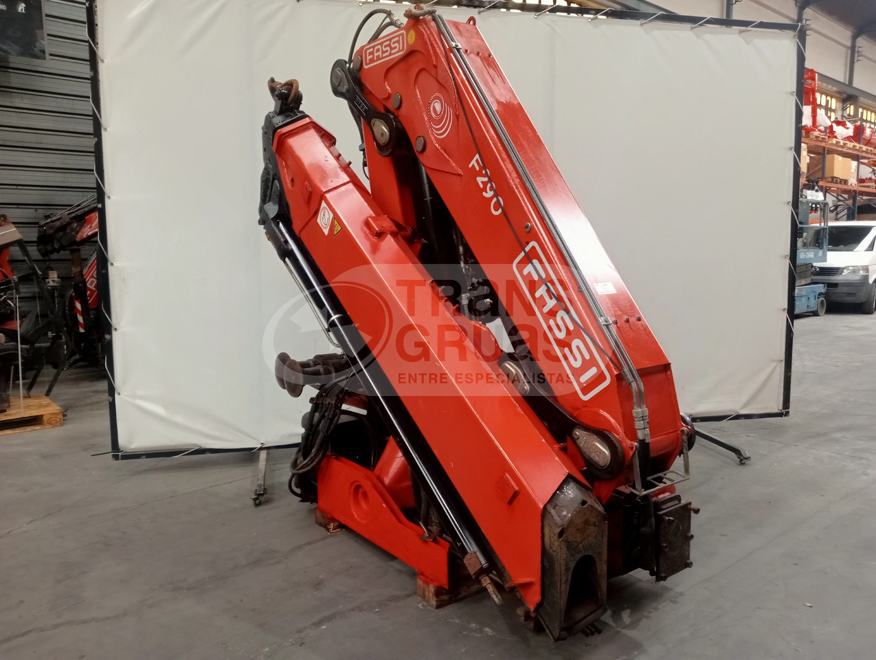 Grúa Fassi F290A.24 - Кран за натоварување за Камион: слика 4 Grúa Fassi F290A.24 - Кран за натоварување за Камион: слика 4