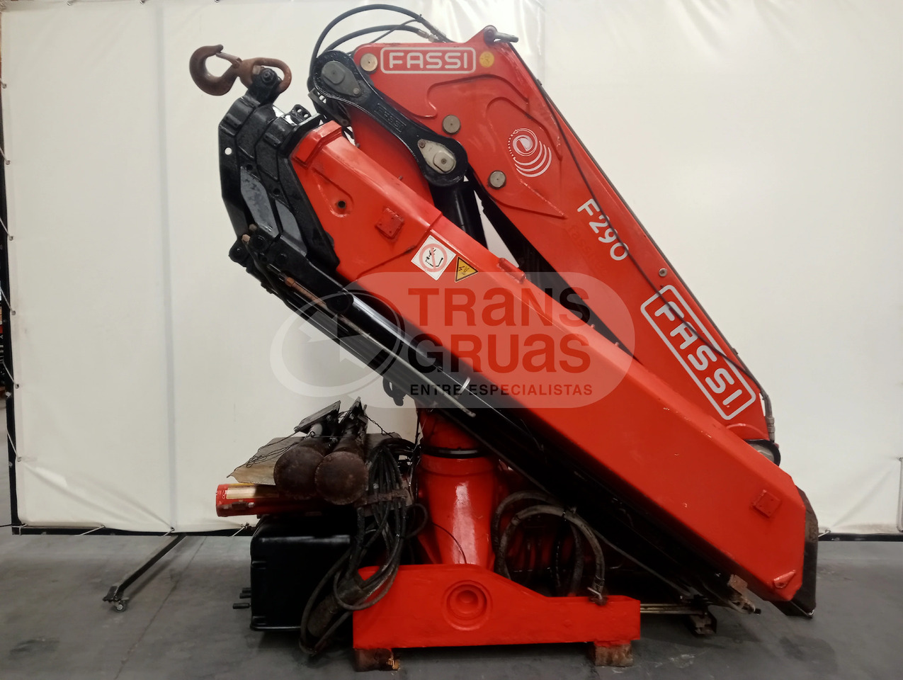 Grúa Fassi F290A.24 - Кран за натоварување за Камион: слика 3 Grúa Fassi F290A.24 - Кран за натоварување за Камион: слика 3