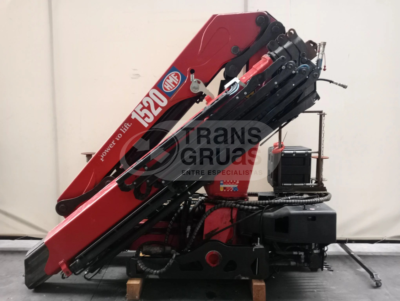 Grúa hidráulica HMF 1520 K4 - Кран за натоварување: слика 2 Grúa hidráulica HMF 1520 K4 - Кран за натоварување: слика 2