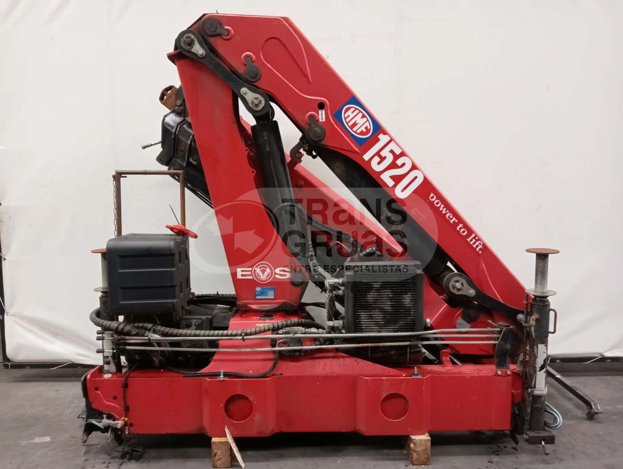 Grúa hidráulica HMF 1520 K4 - Кран за натоварување: слика 1 Grúa hidráulica HMF 1520 K4 - Кран за натоварување: слика 1