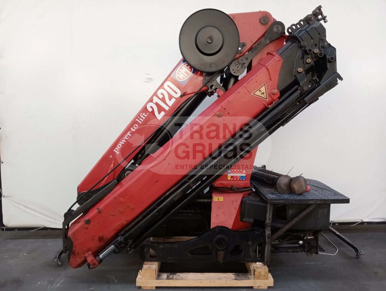 Grúa hidráulica HMF 2120 K RC - Кран за натоварување: слика 2 Grúa hidráulica HMF 2120 K RC - Кран за натоварување: слика 2