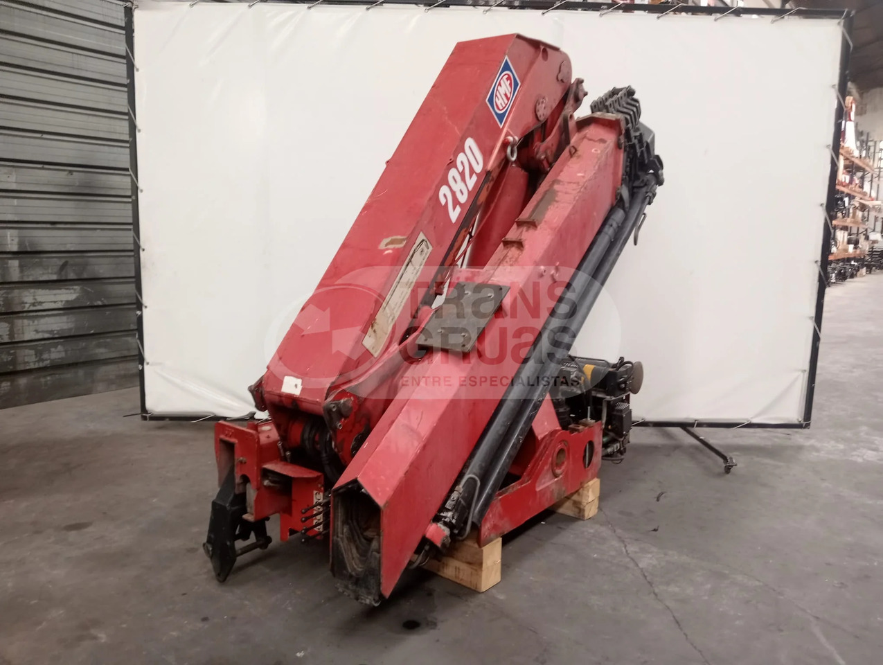 Grúa hidráulica HMF 2823 K6 - Кран за натоварување: слика 1 Grúa hidráulica HMF 2823 K6 - Кран за натоварување: слика 1