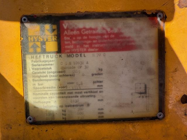 Hyster H 70 C - Телескопски ракувач: слика 5 Hyster H 70 C - Телескопски ракувач: слика 5