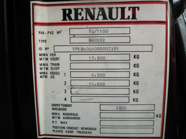 Renault G 260 - Противпожарен камион: слика 5 Renault G 260 - Противпожарен камион: слика 5