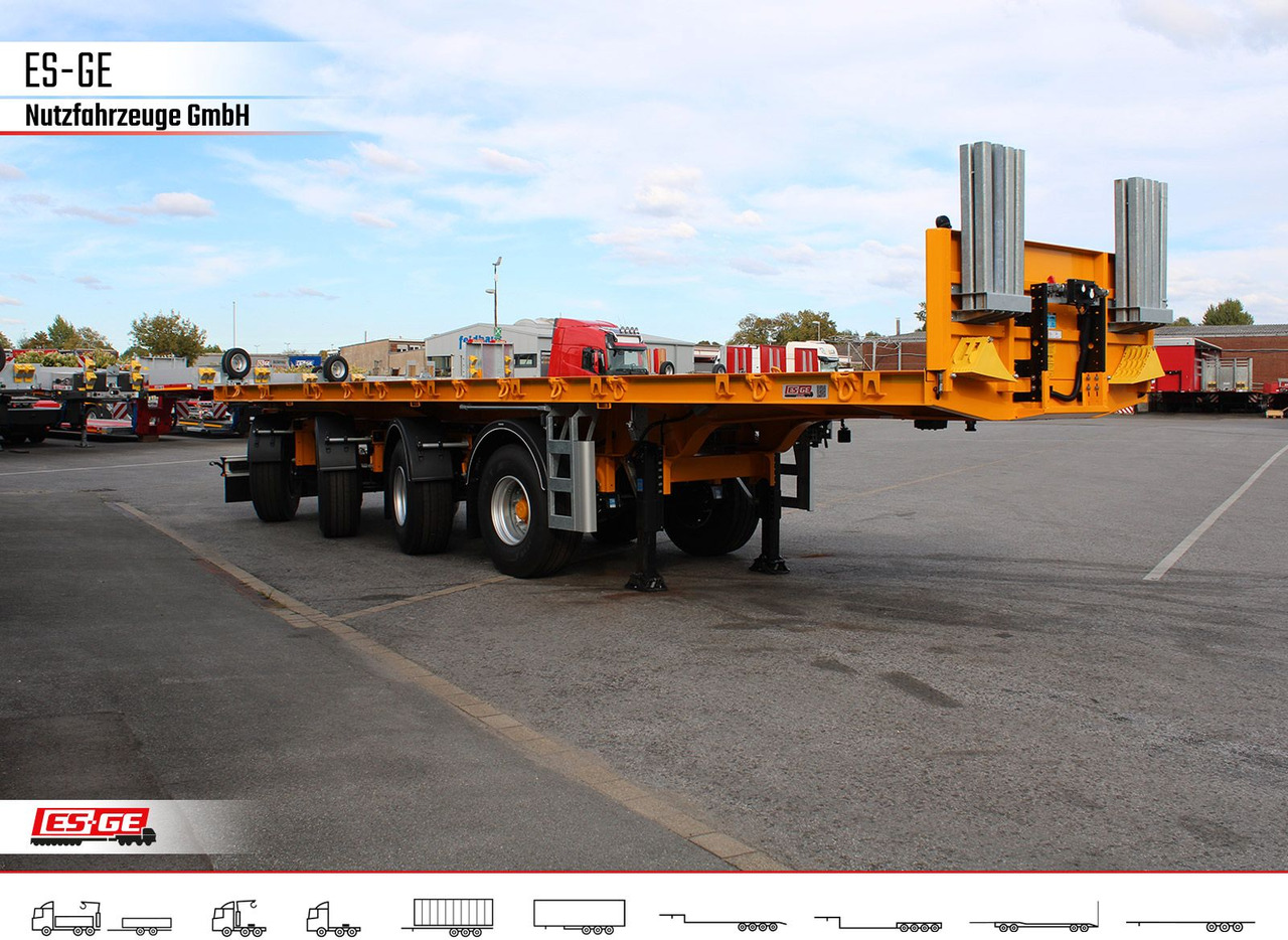 ES-GE 4-Achs-Ballastauflieger - Полуприколка платформа: слика 4 ES-GE 4-Achs-Ballastauflieger - Полуприколка платформа: слика 4