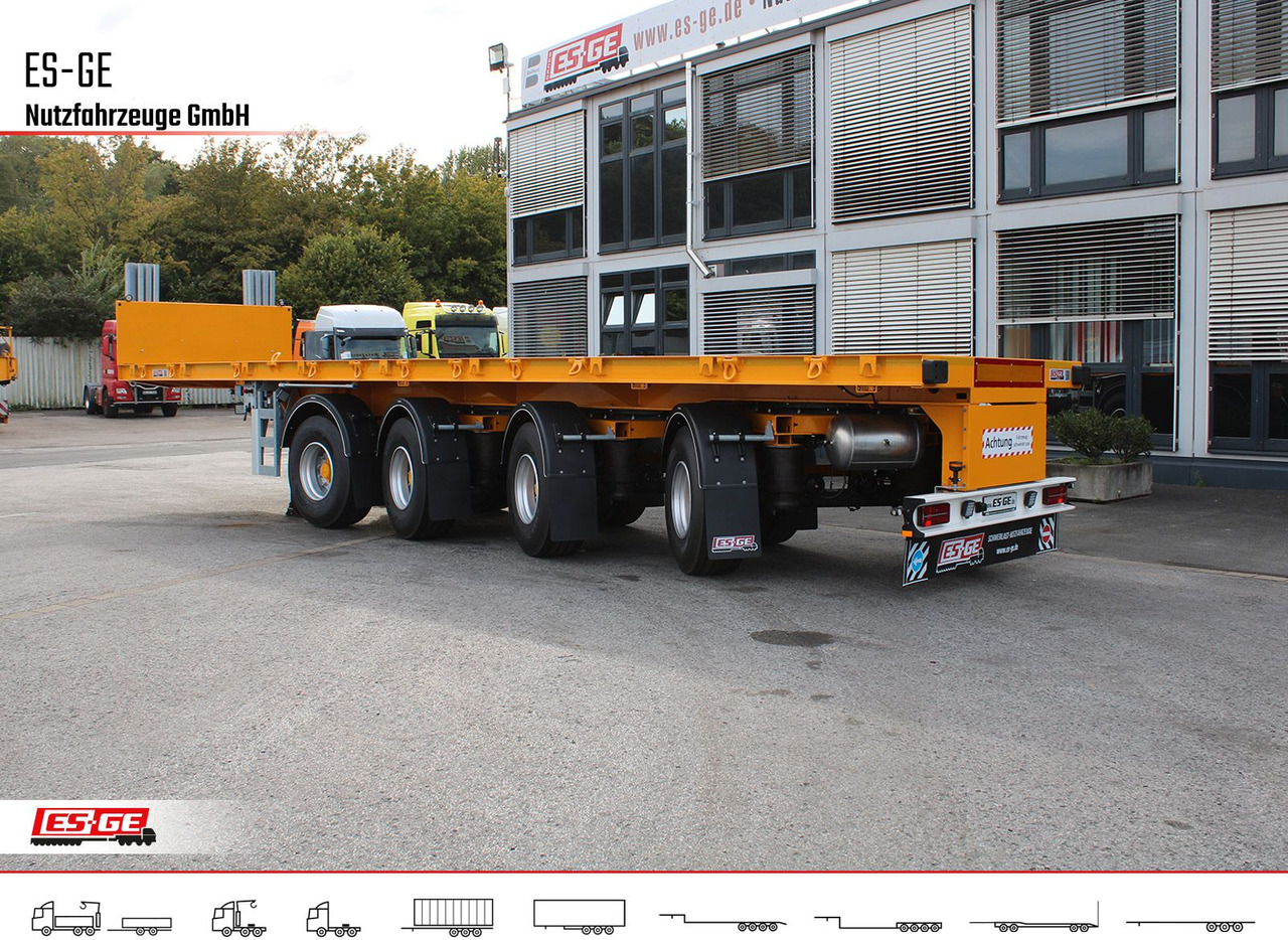 ES-GE 4-Achs-Ballastauflieger - Полуприколка платформа: слика 1 ES-GE 4-Achs-Ballastauflieger - Полуприколка платформа: слика 1