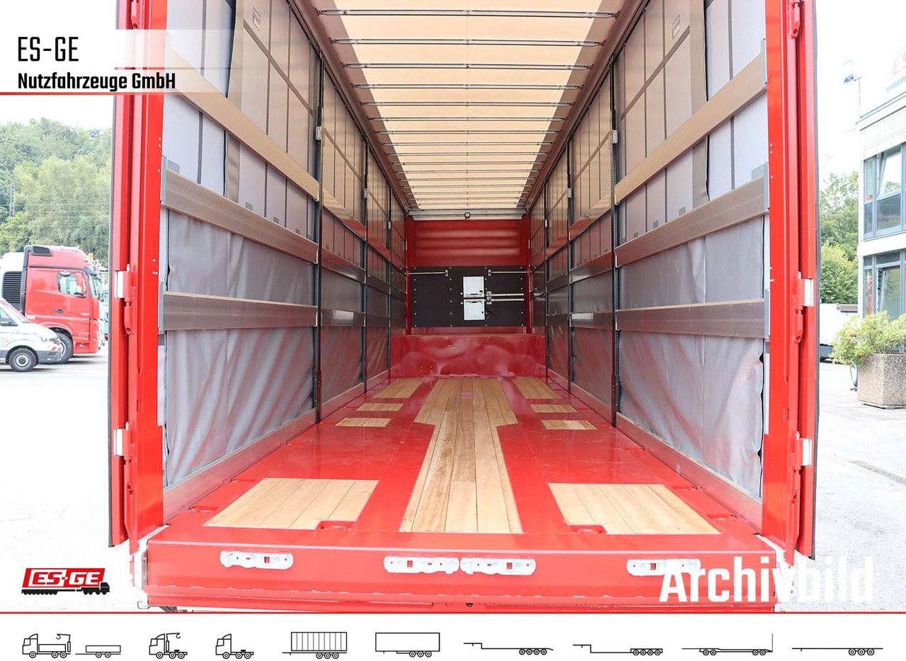 ES-GE 4-Achs-Satteltieflader mit Curtainsider-Aufbau - Полуприколка за низок утовар: слика 2 ES-GE 4-Achs-Satteltieflader mit Curtainsider-Aufbau - Полуприколка за низок утовар: слика 2