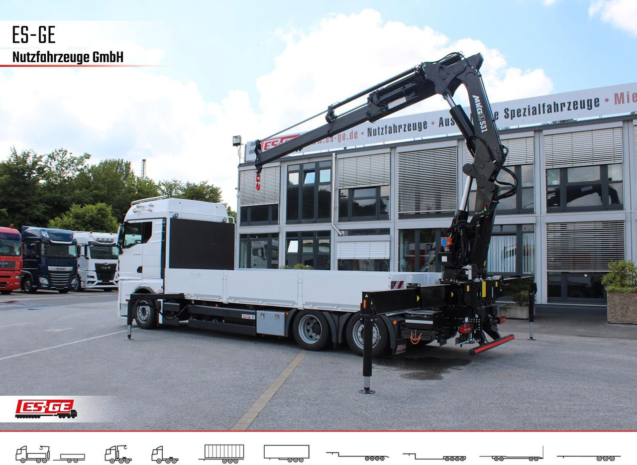 MAN TGX 26.480 6x2-4 LL CH mit MKG HLK531 a5 - Камион со платформа, Камион со кран: слика 2 MAN TGX 26.480 6x2-4 LL CH mit MKG HLK531 a5 - Камион со платформа, Камион со кран: слика 2