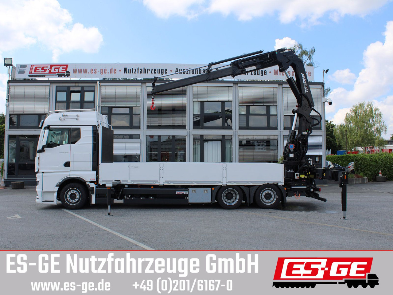 MAN TGX 26.480 6x2-4 LL CH mit MKG HLK531 a5 - Камион со платформа, Камион со кран: слика 5 MAN TGX 26.480 6x2-4 LL CH mit MKG HLK531 a5 - Камион со платформа, Камион со кран: слика 5