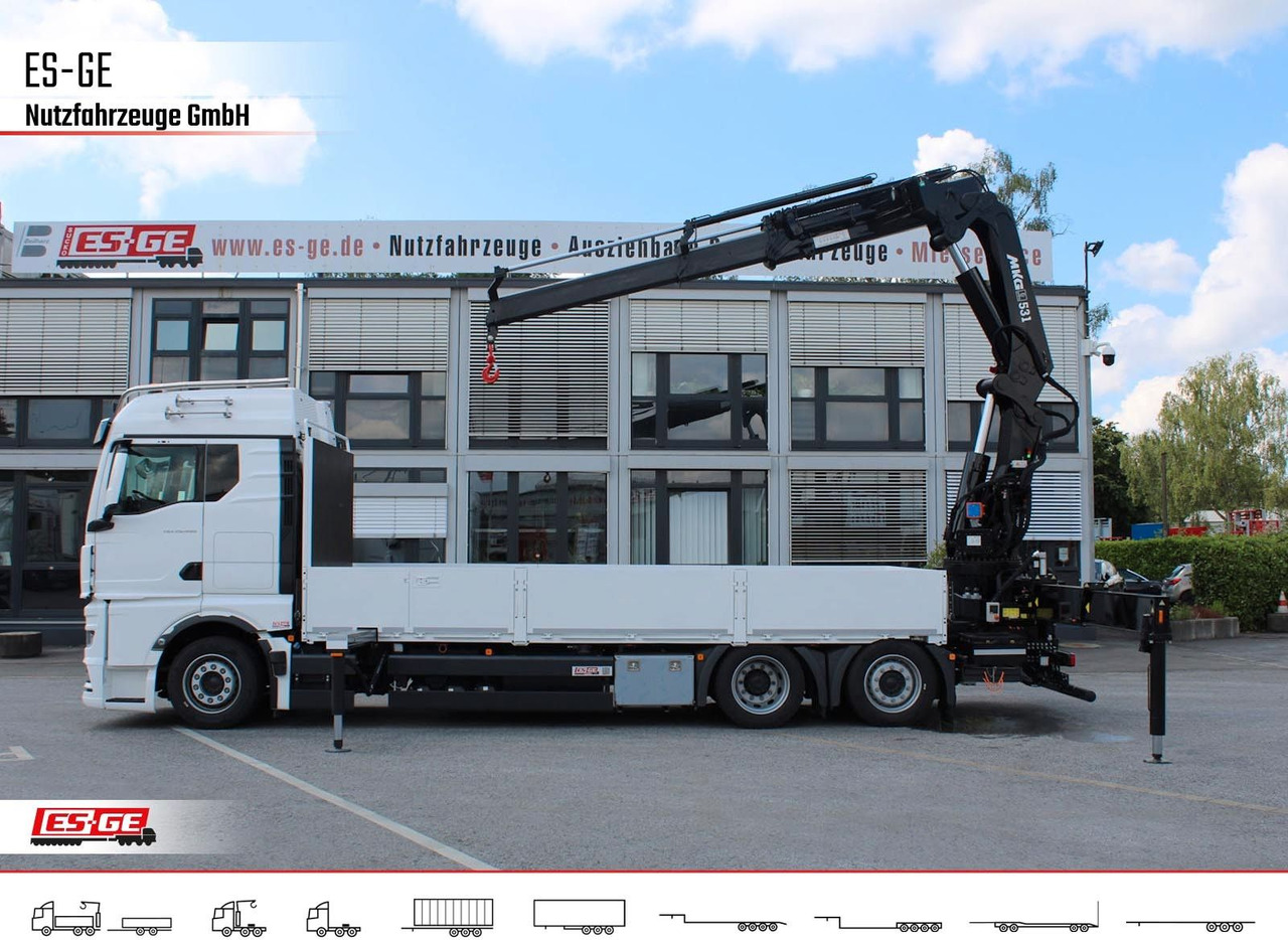 MAN TGX 26.480 6x2-4 LL CH mit MKG HLK531 a5 - Камион со платформа, Камион со кран: слика 5 MAN TGX 26.480 6x2-4 LL CH mit MKG HLK531 a5 - Камион со платформа, Камион со кран: слика 5