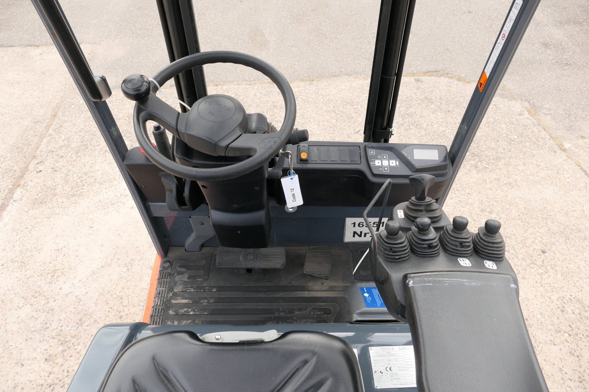 Електричен вилушкар TOYOTA 7FBEST 15 Elektro Batterie 48/2021 3-Rad: слика 7