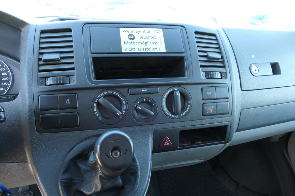 Мало комбе VW T5 Transporter 2.0 TDI 2-SITZER EURO-5 2xSCHIEBE: слика 11