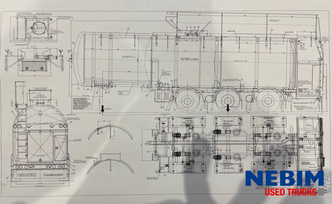 Magyar S43EDD Milk Tank - 36.000L - Полуприколка цистерна: слика 3 Magyar S43EDD Milk Tank - 36.000L - Полуприколка цистерна: слика 3