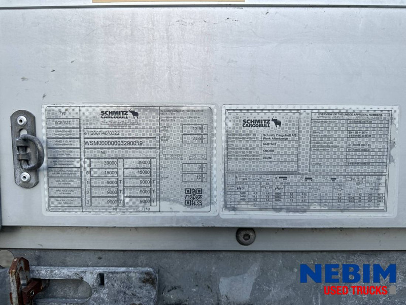 Schmitz Cargobull SCB*S3T - Curtainsider / Pritsche Plane / Sliding roof - Полуприколка со церада: слика 5 Schmitz Cargobull SCB*S3T - Curtainsider / Pritsche Plane / Sliding roof - Полуприколка со церада: слика 5