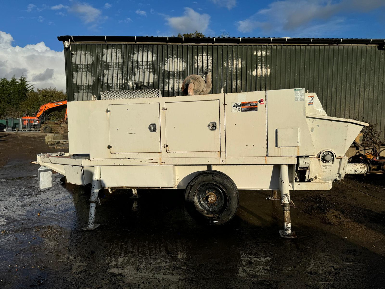Schwing WP 1250 X - Стационарна бетонска пумпа: слика 1 Schwing WP 1250 X - Стационарна бетонска пумпа: слика 1