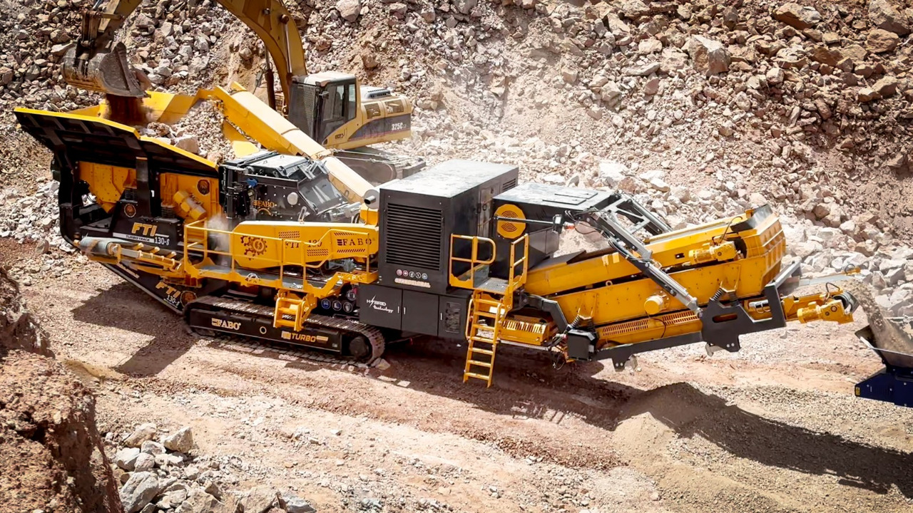 FABO Mobile crusher - Мобилна дробилка: слика 1 FABO Mobile crusher - Мобилна дробилка: слика 1