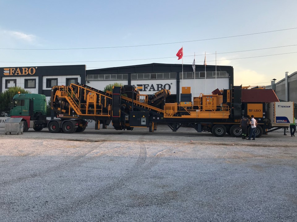 Нов Мобилна дробилка FABO Mobile crusher: слика 15