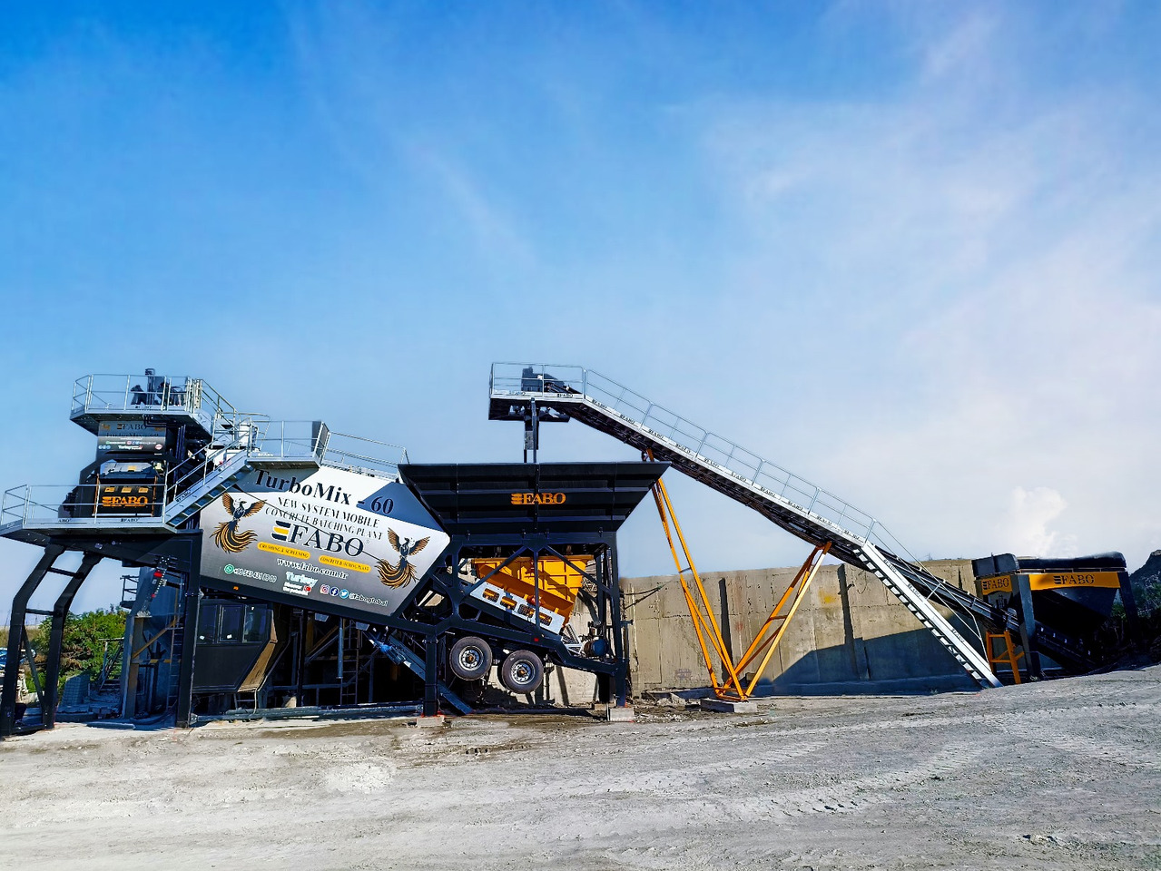 FABO mobile concrete batching plant - Бетонска база: слика 2 FABO mobile concrete batching plant - Бетонска база: слика 2