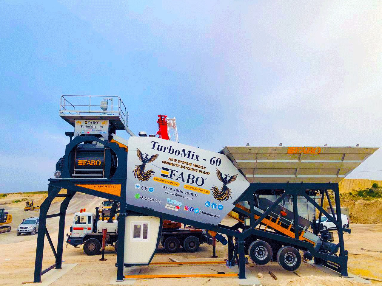 FABO mobile concrete batching plant - Бетонска база: слика 5 FABO mobile concrete batching plant - Бетонска база: слика 5