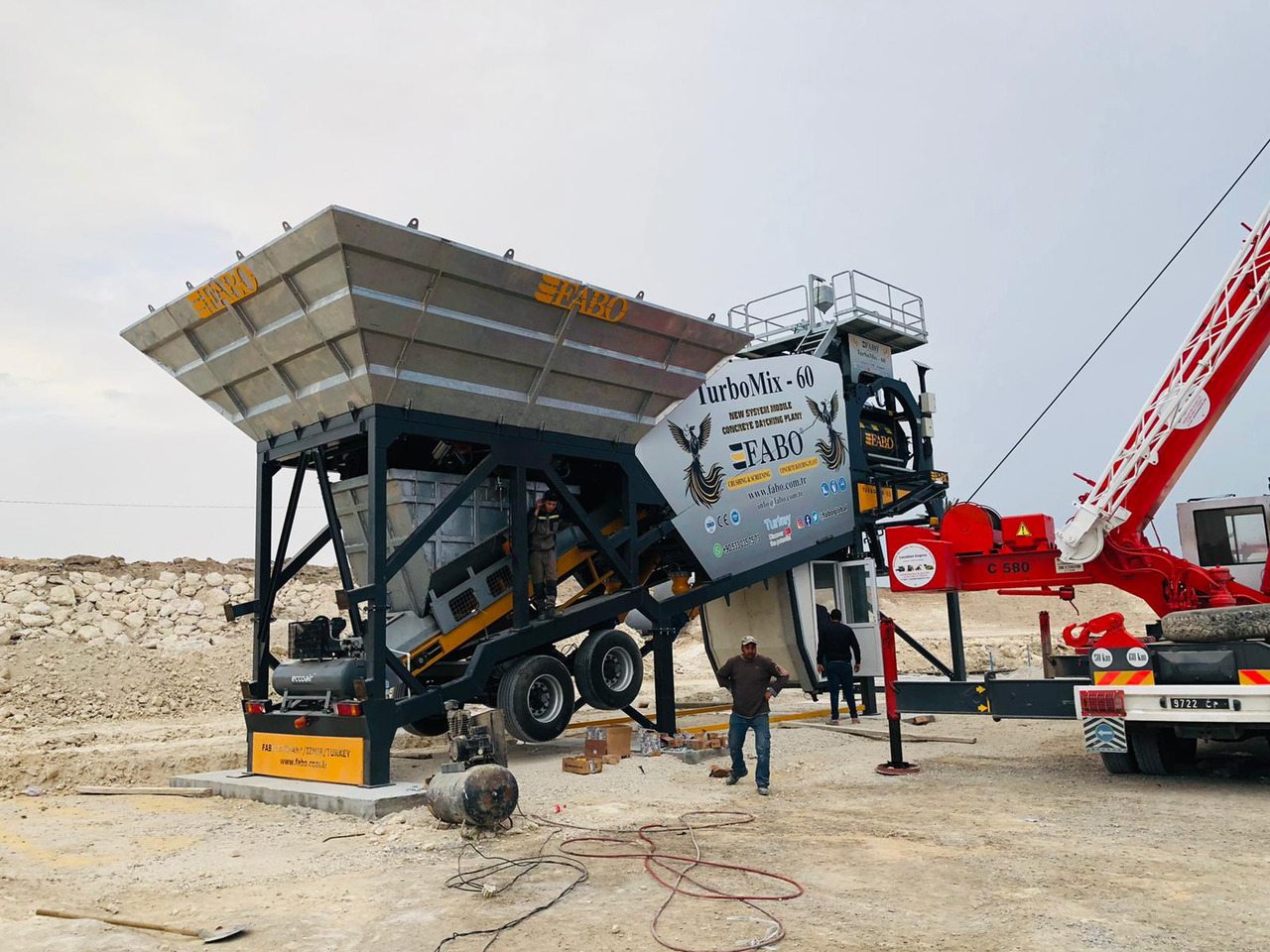 FABO mobile concrete batching plant - Бетонска база: слика 3 FABO mobile concrete batching plant - Бетонска база: слика 3