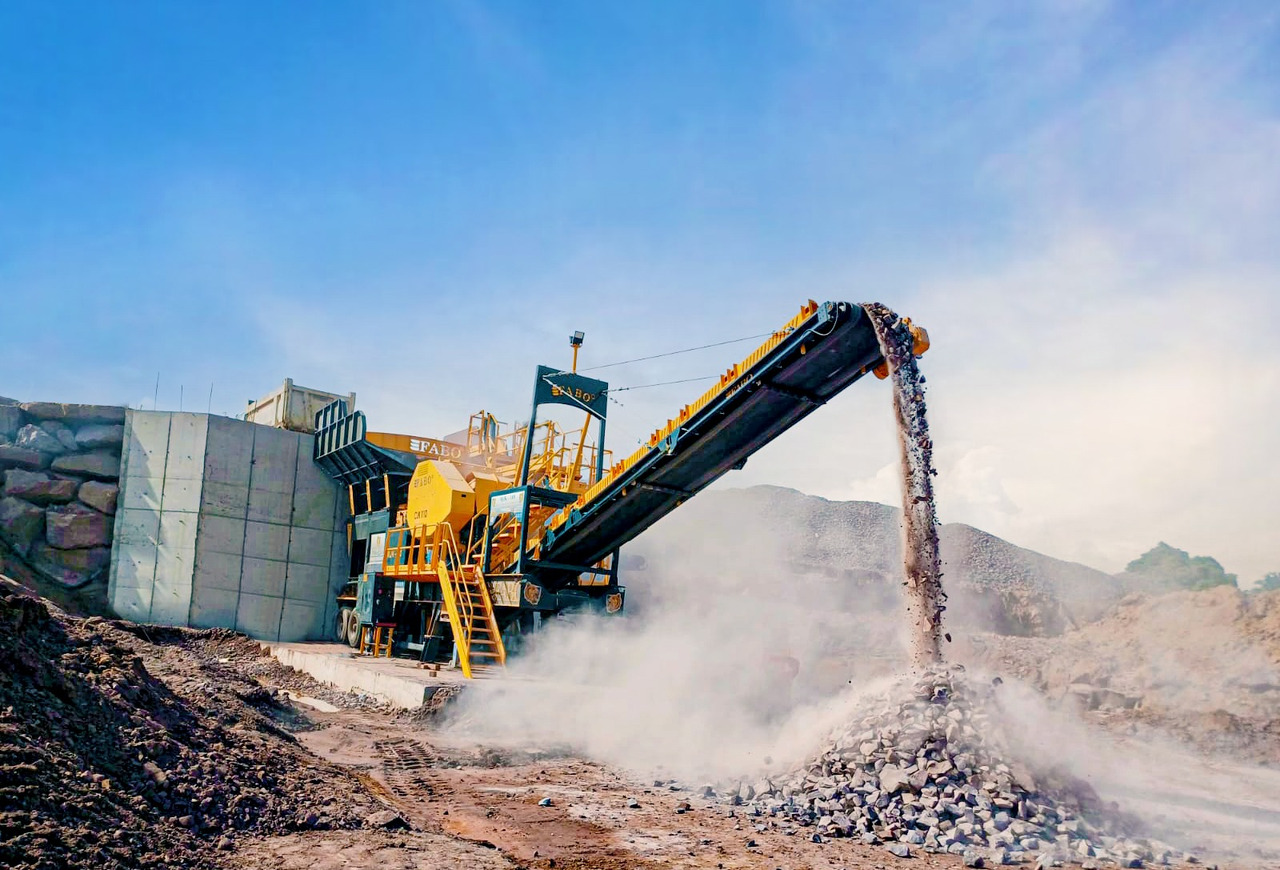 FABO mobile jaw crusher - Дробилката за вилица: слика 2 FABO mobile jaw crusher - Дробилката за вилица: слика 2