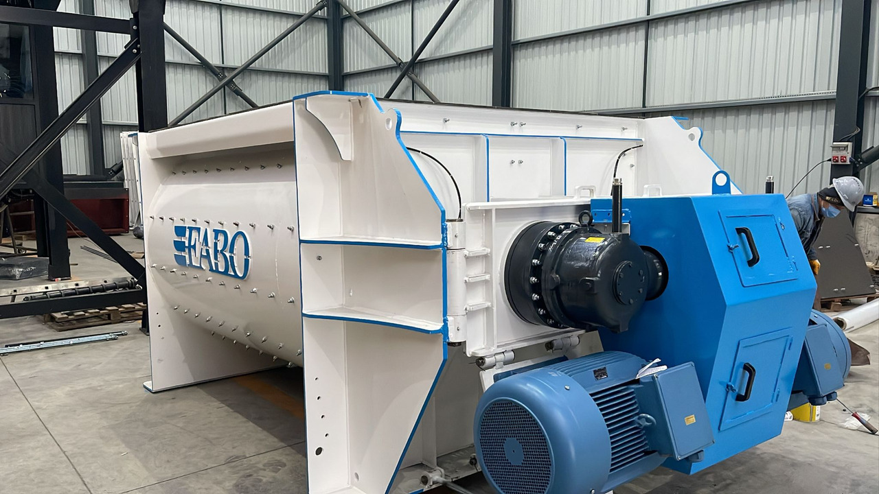 FABO twin shaft mixer - Мешалка за бетон: слика 4 FABO twin shaft mixer - Мешалка за бетон: слика 4