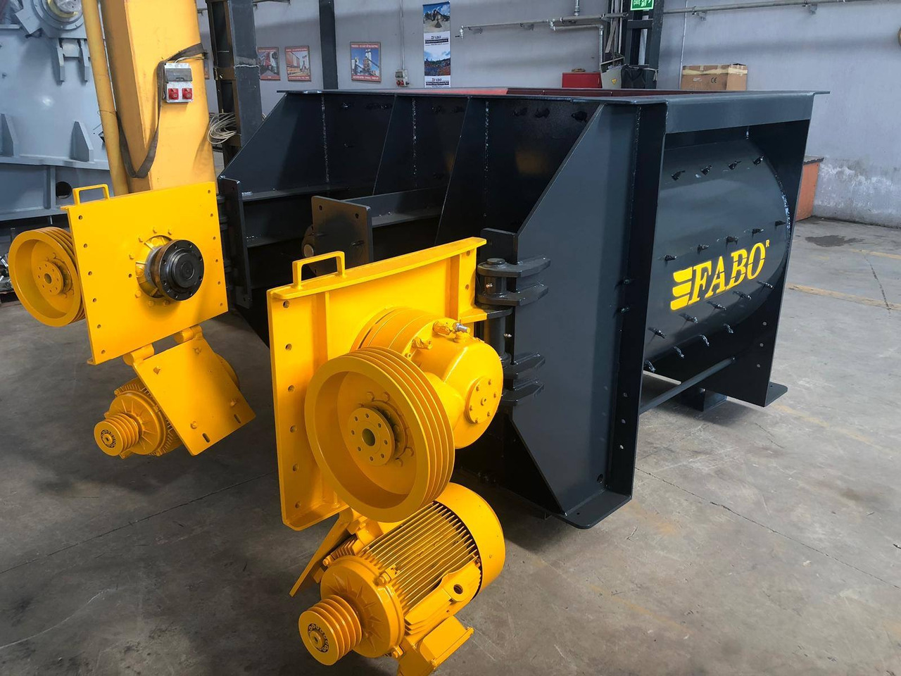 FABO twin shaft mixer - Мешалка за бетон: слика 5 FABO twin shaft mixer - Мешалка за бетон: слика 5