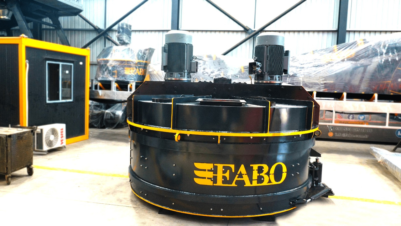 FABO twin shaft mixer - Мешалка за бетон: слика 2 FABO twin shaft mixer - Мешалка за бетон: слика 2