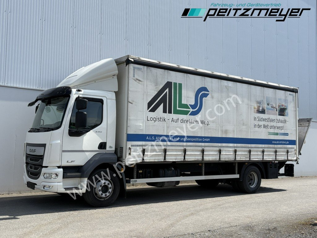 DAF LF 16.290 FL Pritsche + LBW 1,5 t. NL 9 t. - Камион со церада: слика 1 DAF LF 16.290 FL Pritsche + LBW 1,5 t. NL 9 t. - Камион со церада: слика 1