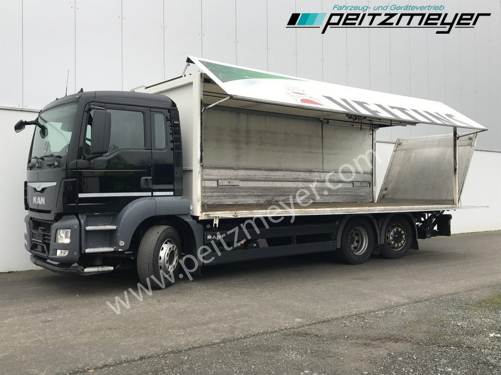 MAN TGS 26.360 FL Ewers Getränke + LBW 2 x AHK, Lenkachse, Kupplung neu - Камион за пијалоци: слика 1 MAN TGS 26.360 FL Ewers Getränke + LBW 2 x AHK, Lenkachse, Kupplung neu - Камион за пијалоци: слика 1