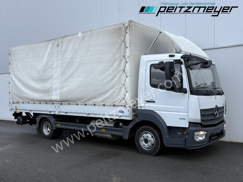 MERCEDES-BENZ Atego 818 L Pritsche + LBW, Klima, 3 Sitzer, 94 tkm - Камион со церада: слика 2 MERCEDES-BENZ Atego 818 L Pritsche + LBW, Klima, 3 Sitzer, 94 tkm - Камион со церада: слика 2