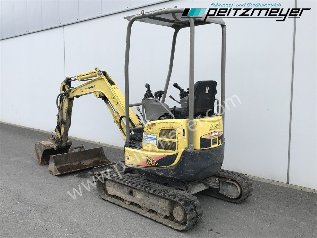 YANMAR MINIBAGGER Vio 17 verstellbares Fahrwerk Schnellwechsler mit 60 er und 100 Löffel - Мини багер: слика 4 YANMAR MINIBAGGER Vio 17 verstellbares Fahrwerk Schnellwechsler mit 60 er und 100 Löffel - Мини багер: слика 4