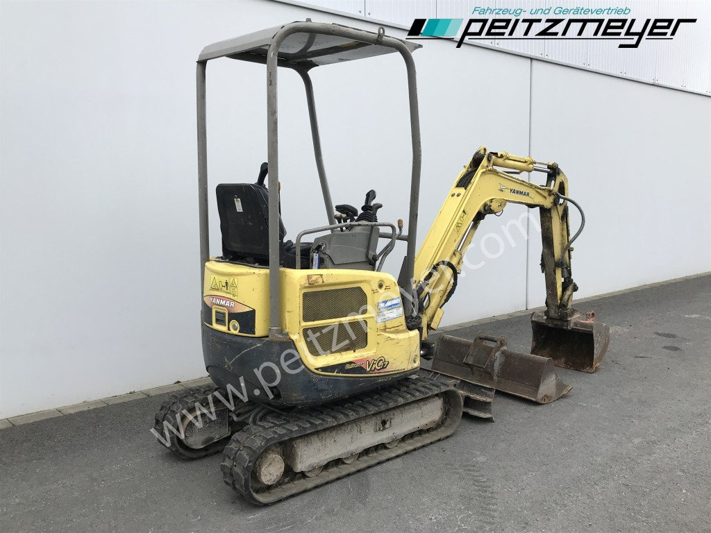 YANMAR MINIBAGGER Vio 17 verstellbares Fahrwerk Schnellwechsler mit 60 er und 100 Löffel - Мини багер: слика 3 YANMAR MINIBAGGER Vio 17 verstellbares Fahrwerk Schnellwechsler mit 60 er und 100 Löffel - Мини багер: слика 3