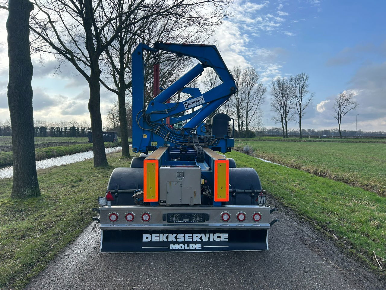 Hammar Sideloader 160 S / 20ft - 2 x 20 ft - 40 - Containers / 33 Tons lifting capacity / Remote control - Транспортер на контејнер/ Полуприколка со променливо тело: слика 3 Hammar Sideloader 160 S / 20ft - 2 x 20 ft - 40 - Containers / 33 Tons lifting capacity / Remote control - Транспортер на контејнер/ Полуприколка со променливо тело: слика 3