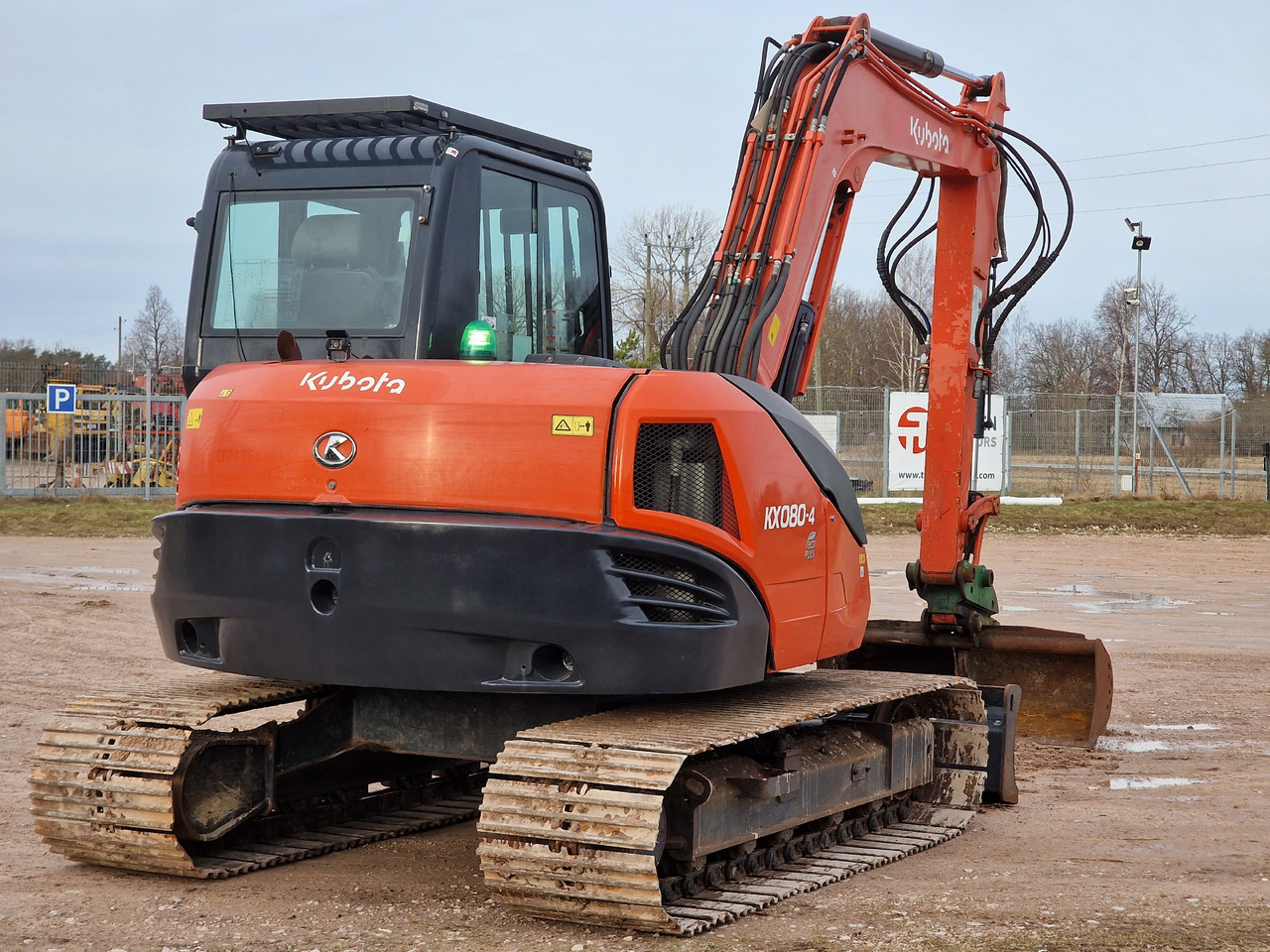 KUBOTA KX080-4. Metal tracks. - Мини багер: слика 4 KUBOTA KX080-4. Metal tracks. - Мини багер: слика 4