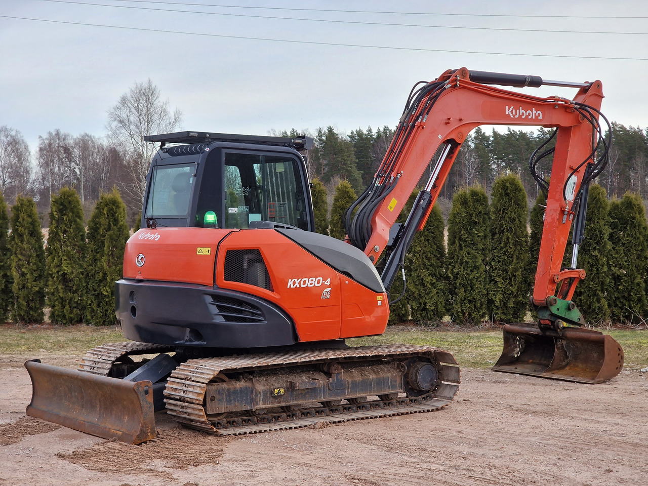 KUBOTA KX080-4. Metal tracks. - Мини багер: слика 5 KUBOTA KX080-4. Metal tracks. - Мини багер: слика 5