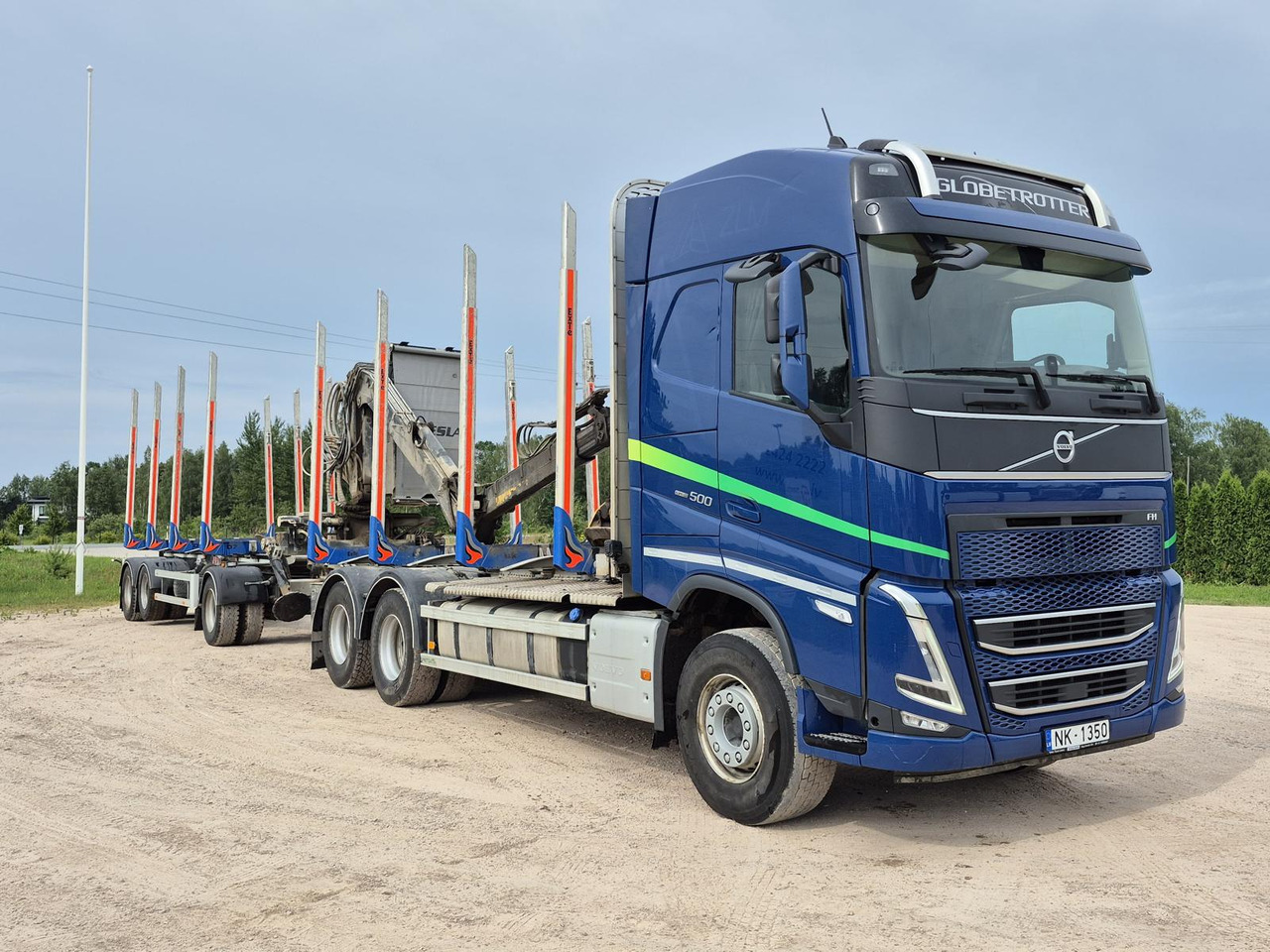 VOLVO FH500 JYKI V31 Kesla - Камион за дрва: слика 1 VOLVO FH500 JYKI V31 Kesla - Камион за дрва: слика 1