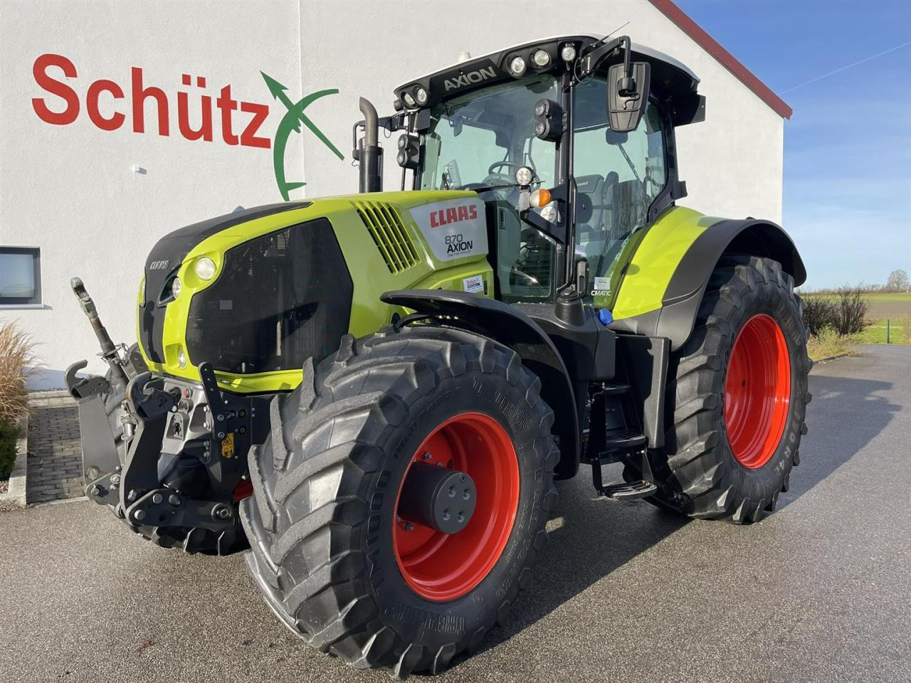 CLAAS Axion 870 Cmatic GPS S10 RTK FZW Front-PTO - Трактор: слика 1 CLAAS Axion 870 Cmatic GPS S10 RTK FZW Front-PTO - Трактор: слика 1