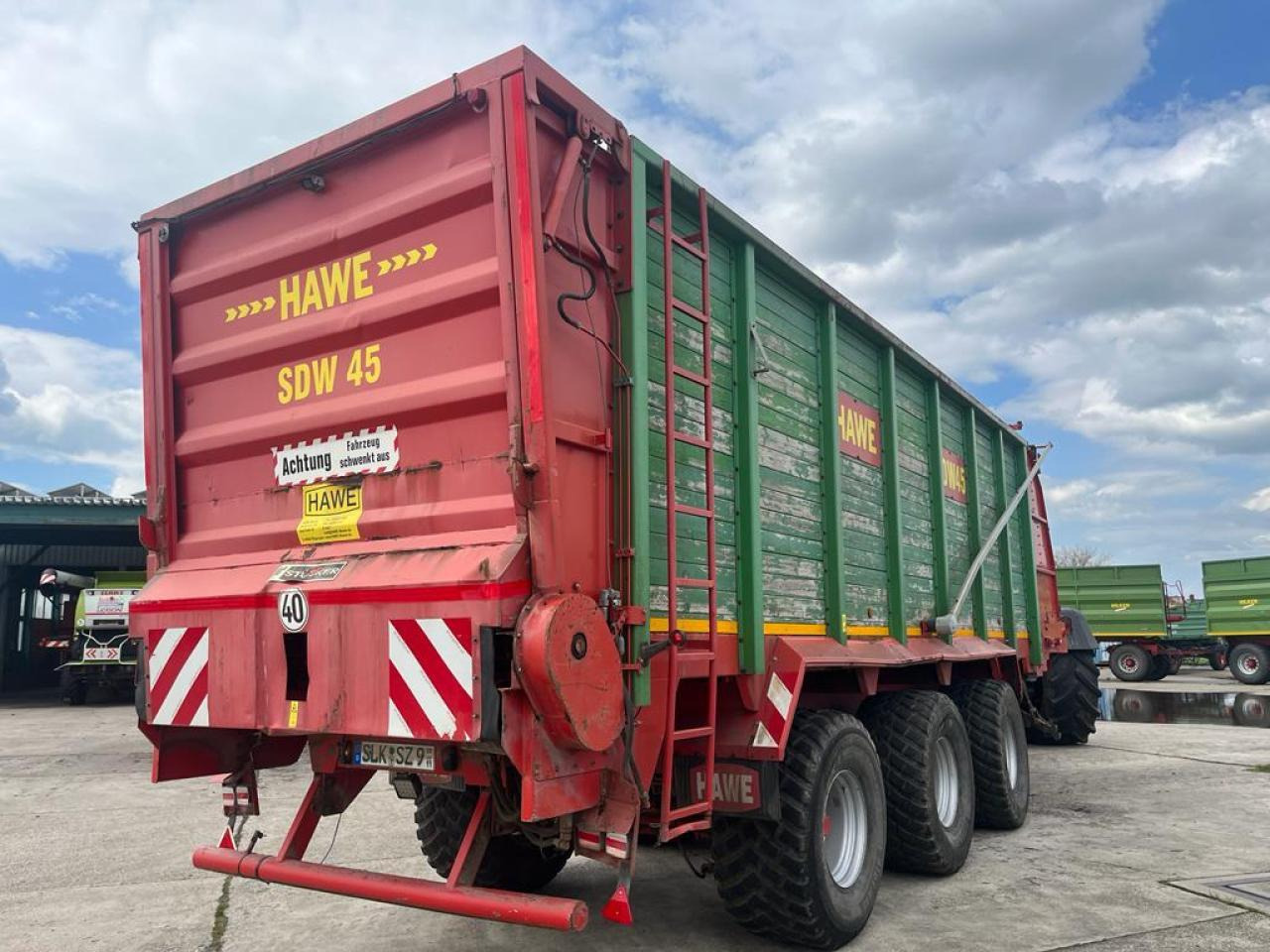 HAWE Tridem SDW 45T, Silagewagen - Земјоделска приколка за истурање/ Истурач: слика 3 HAWE Tridem SDW 45T, Silagewagen - Земјоделска приколка за истурање/ Истурач: слика 3