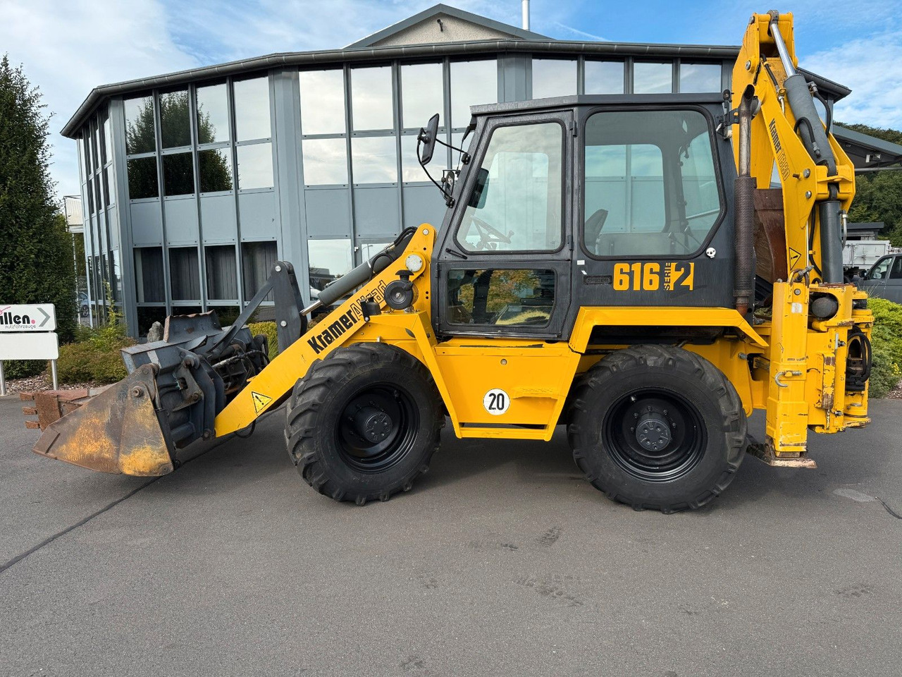 Kramer 616 S Serie II 4+1 Schaufel SW Palettengabel - Ровокопач: слика 1 Kramer 616 S Serie II 4+1 Schaufel SW Palettengabel - Ровокопач: слика 1