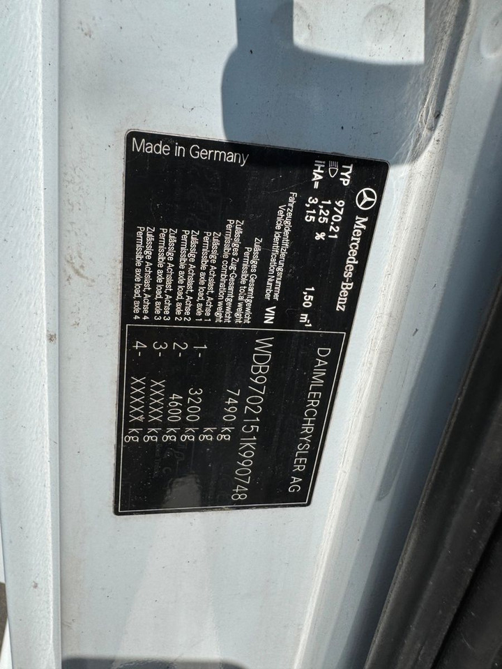 Mercedes-Benz 818 Koffer / LBW / AHK + DL - Комбе фургон: слика 5 Mercedes-Benz 818 Koffer / LBW / AHK + DL - Комбе фургон: слика 5