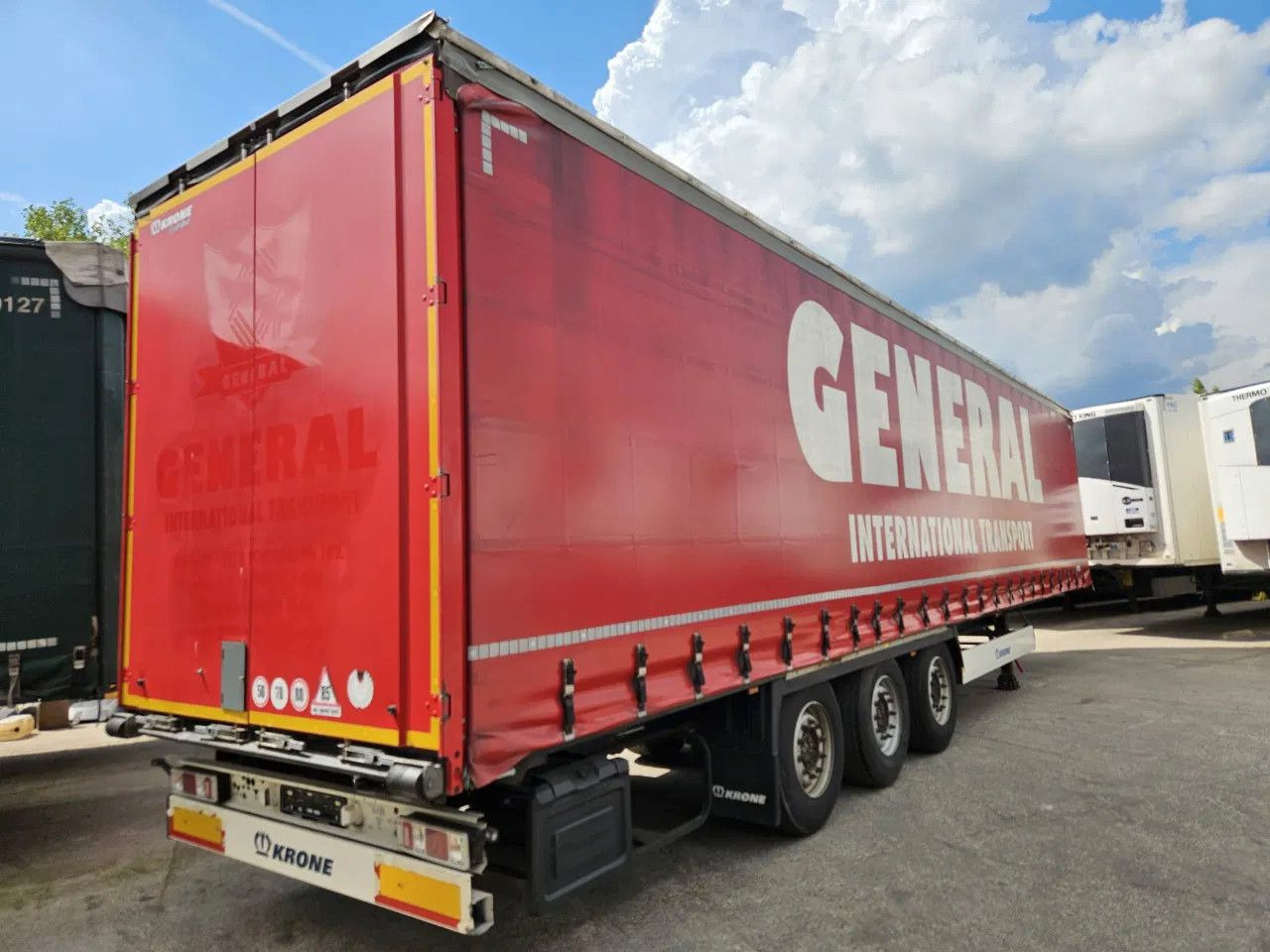 Krone SD XL Code, Lifting Axle A - Полуприколка со церада: слика 5 Krone SD XL Code, Lifting Axle A - Полуприколка со церада: слика 5