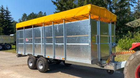 Viehanhänger Tandem Viehwagen Viehtransporter Anhänger - Приколка за добиток: слика 2 Viehanhänger Tandem Viehwagen Viehtransporter Anhänger - Приколка за добиток: слика 2