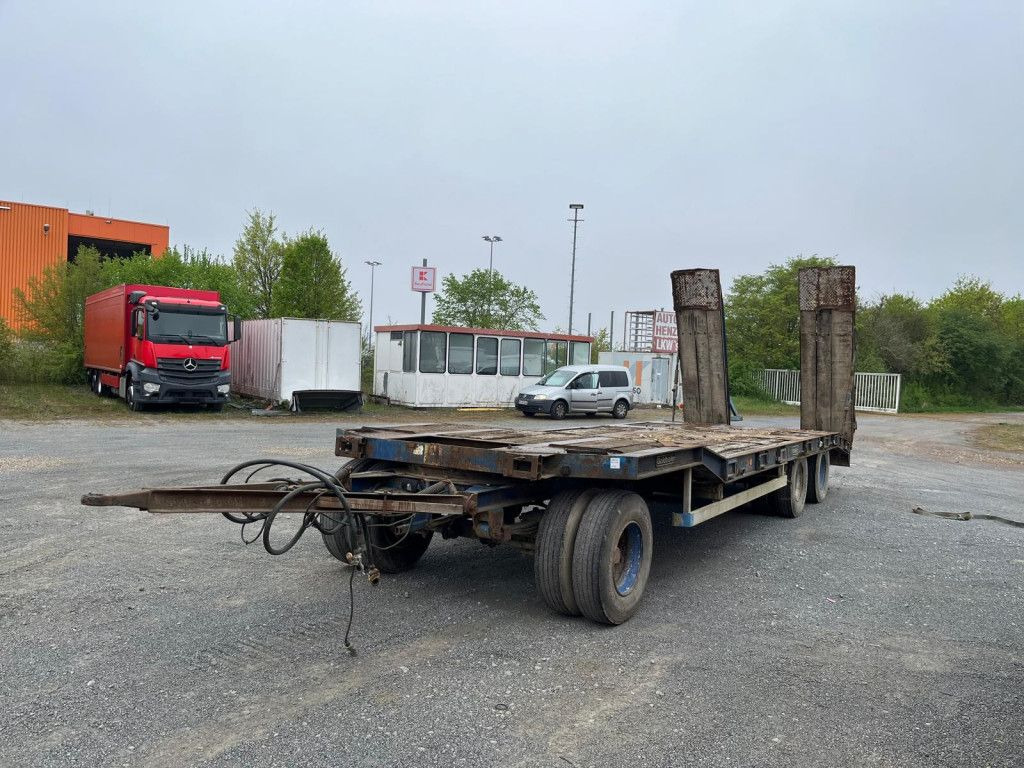 Goldhofer Tieflader TU 3-24/80 Tiefladeranhänger Rampen - Приколка за низок утовар: слика 1 Goldhofer Tieflader TU 3-24/80 Tiefladeranhänger Rampen - Приколка за низок утовар: слика 1