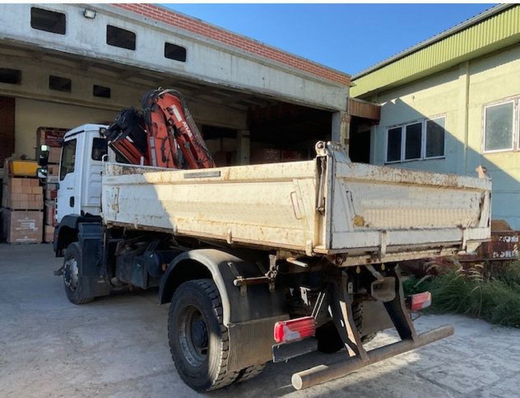 MAN TG-M 18.290 4x4 BB 2-Achs Allradkipper Kran Atlas 105+Funk - Кипер, Камион со кран: слика 3 MAN TG-M 18.290 4x4 BB 2-Achs Allradkipper Kran Atlas 105+Funk - Кипер, Камион со кран: слика 3